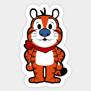 Tony the Tiger Chibi Sticker